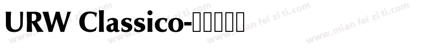 URW Classico字体转换